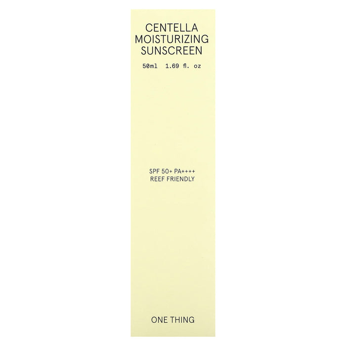 One Thing, Centella Moisturizing Sunscreen, SPF 50+ PA++++, 1.69 fl oz (50 ml)