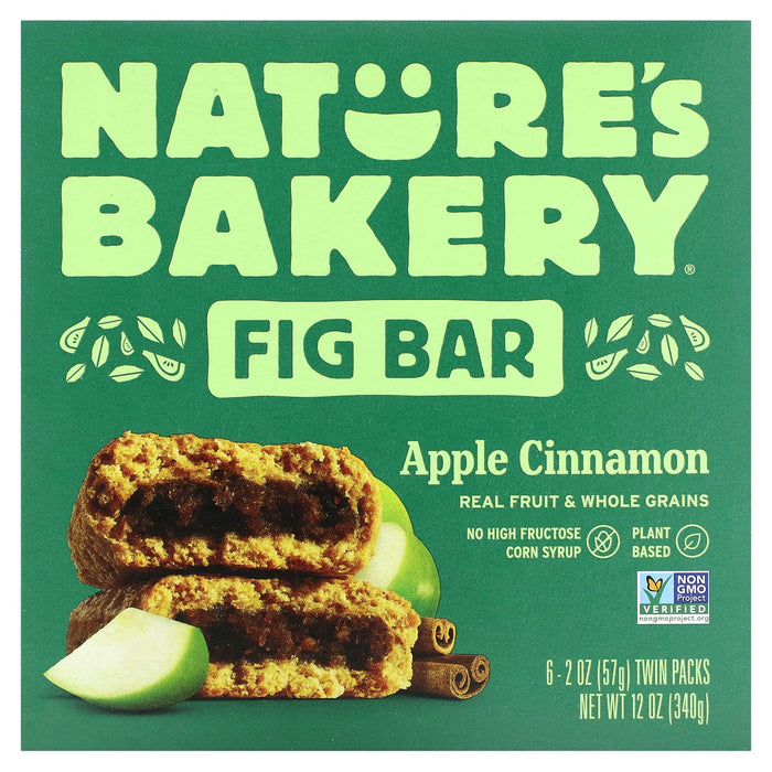 Nature's Bakery, Fig Bar, Blueberry, 6 Twin Packs, 2 oz (57 g) Each