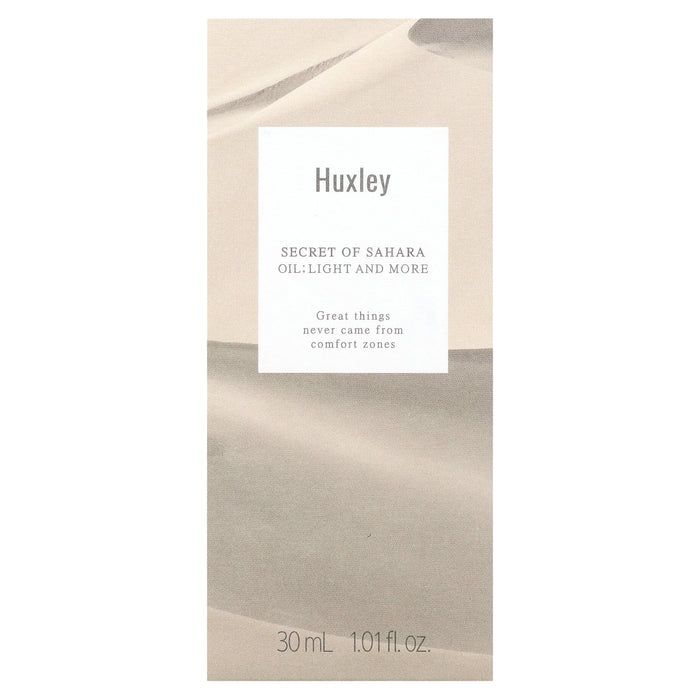Huxley, Secret of Sahara, Oil, Light and More, 1.01 fl oz (30 ml)