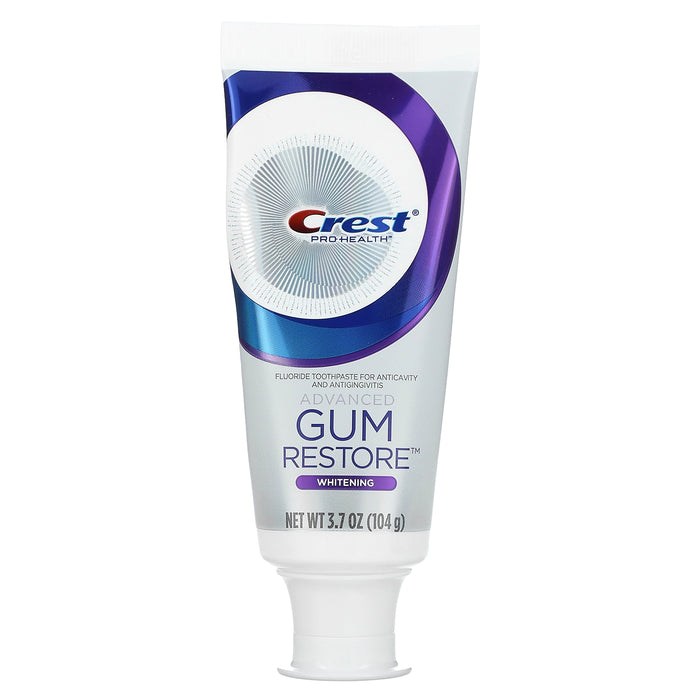 Crest, Pro Health, Advanced Gum Restore, Fluoride Toothpaste, Whitening , 3.7 oz (104 g)
