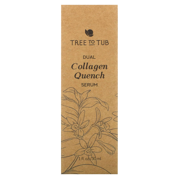 Tree To Tub, Dual Collagen Quench Serum, 1 fl oz (30 ml)