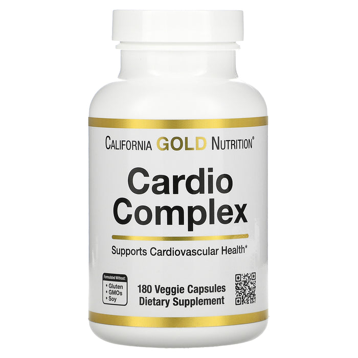 California Gold Nutrition, Cardio Complex, 60 Veggie Capsules (Discontinued Item)