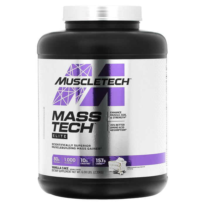 MuscleTech, Mass Tech Elite, Strawberry, 6 lbs (2.72 kg)