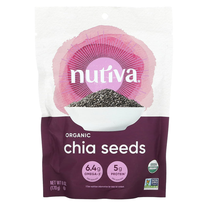 Nutiva, Organic Chia Seeds, 12 oz (340 g)