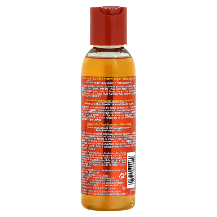 Creme Of Nature, Argan Oil From Morocco, Heat Protector Smooth & Shine Polisher, 4 fl oz (118 ml)
