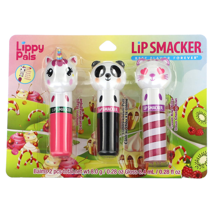 Lip Smacker, Lippy Pals, Lip Balm, Trio Pack, 3 Pack, 0.56 fl oz (16.4 g)