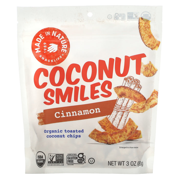 Made in Nature, Coconut Smiles, Cinnamon, 3 oz (85 g)