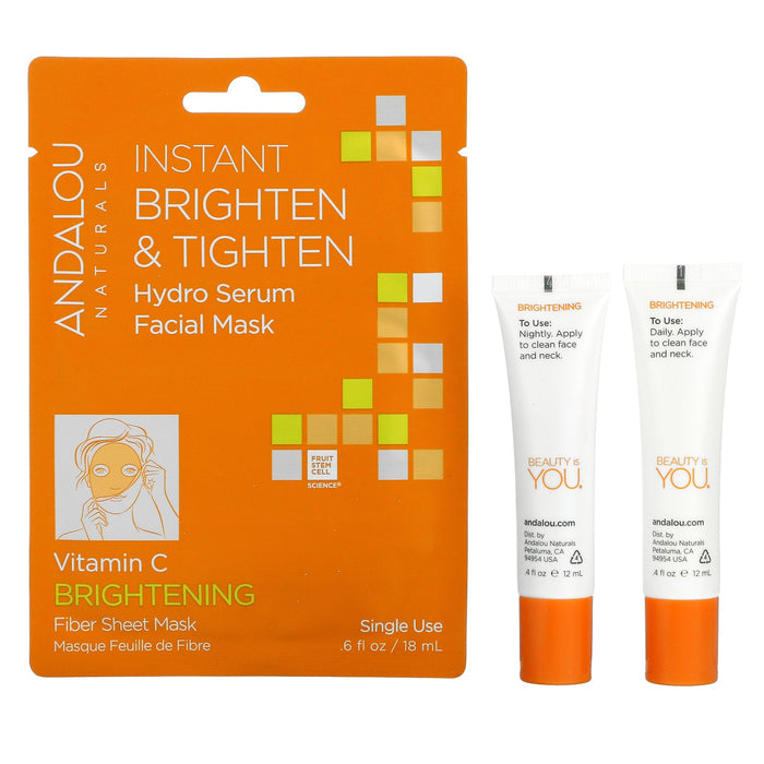 Andalou Naturals, Age Defying Day To Night, 3 Piece Kit