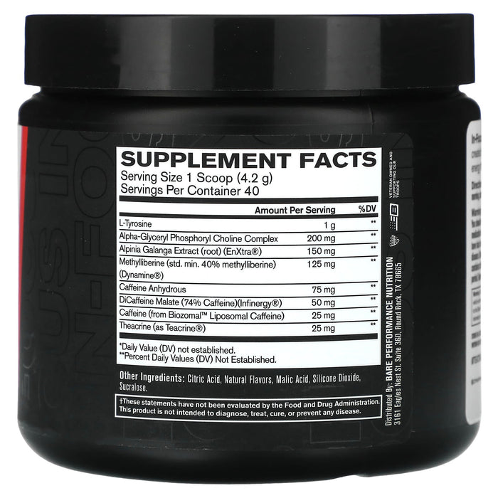 Bare Performance Nutrition, In-Focus, Watermelon Passion Fruit, 5.6 oz (160 g)