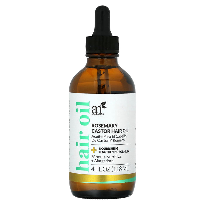 artnaturals, Rosemary Castor Hair Oil, 4 fl oz (118 ml)