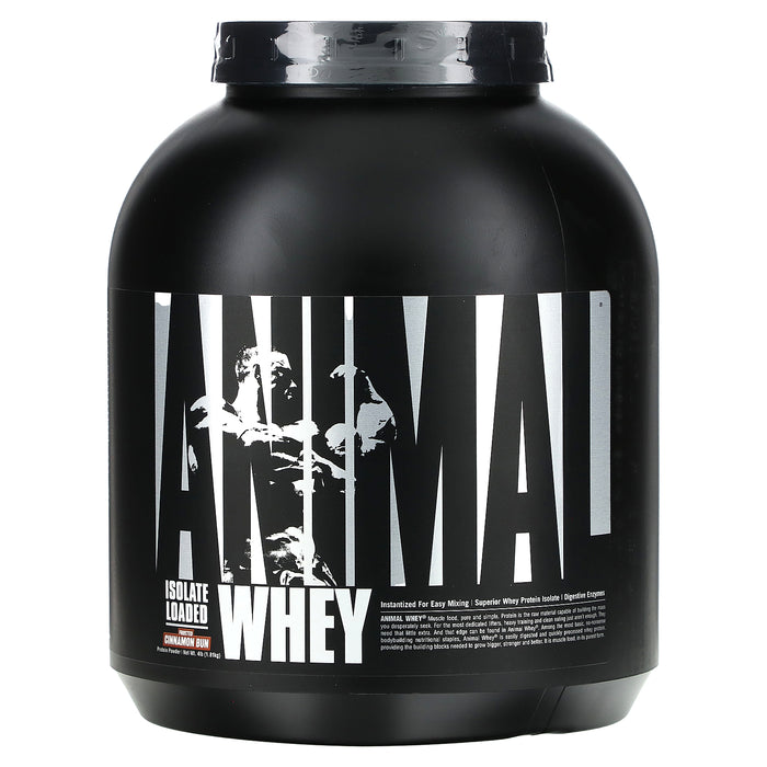 Animal, Whey Isolate Loaded, Frosted Cinnamon Bun, 4 lb (1.81 kg)