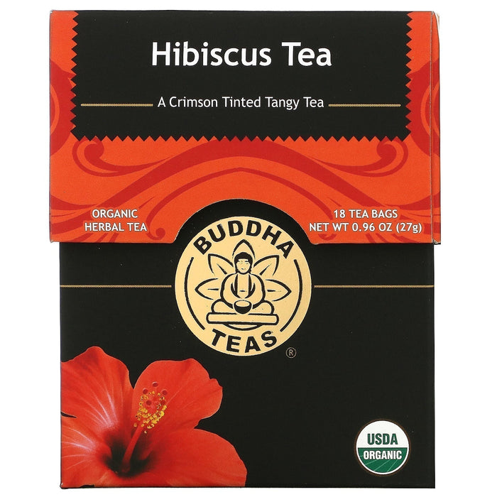 Buddha Teas, Organic Herbal Tea, Chaga Mushroom, 18 Tea Bags, 0.95 oz (27 g)