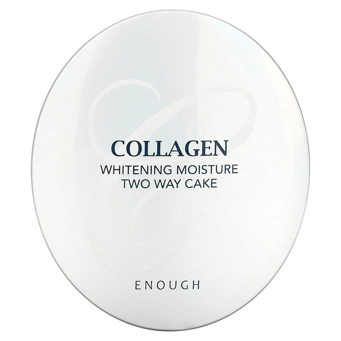 Enough, Collagen, Whitening Moisture Two Way Cake, SPF 28 PA++, #13, 26 g