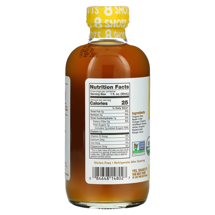 Vermont Village, Apple Cider Vinegar, Ginger & Honey , 8 fl oz (236 ml)