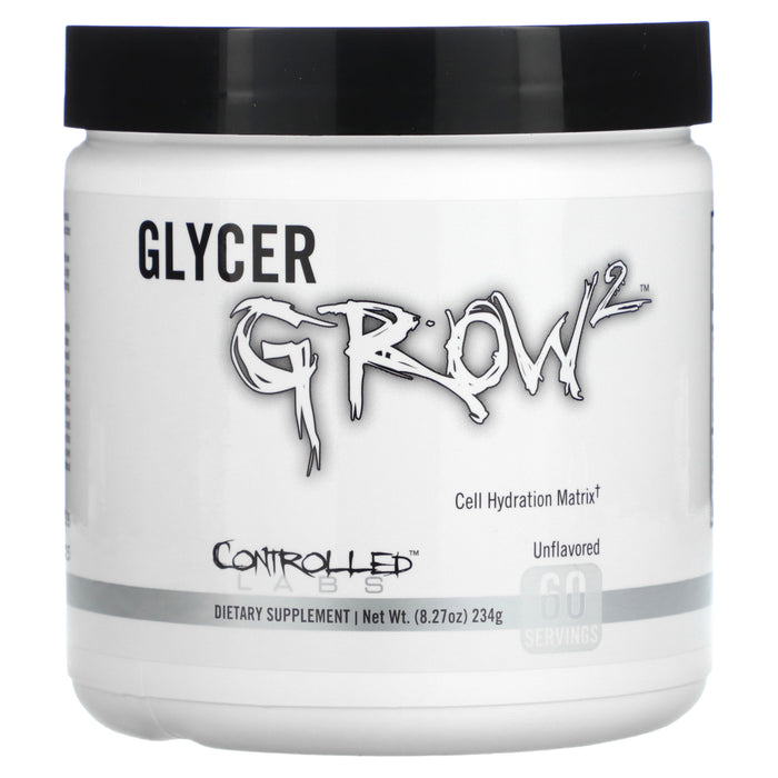 Controlled Labs, GlycerGrow 2, Unflavored, 8.27 oz (234 g)