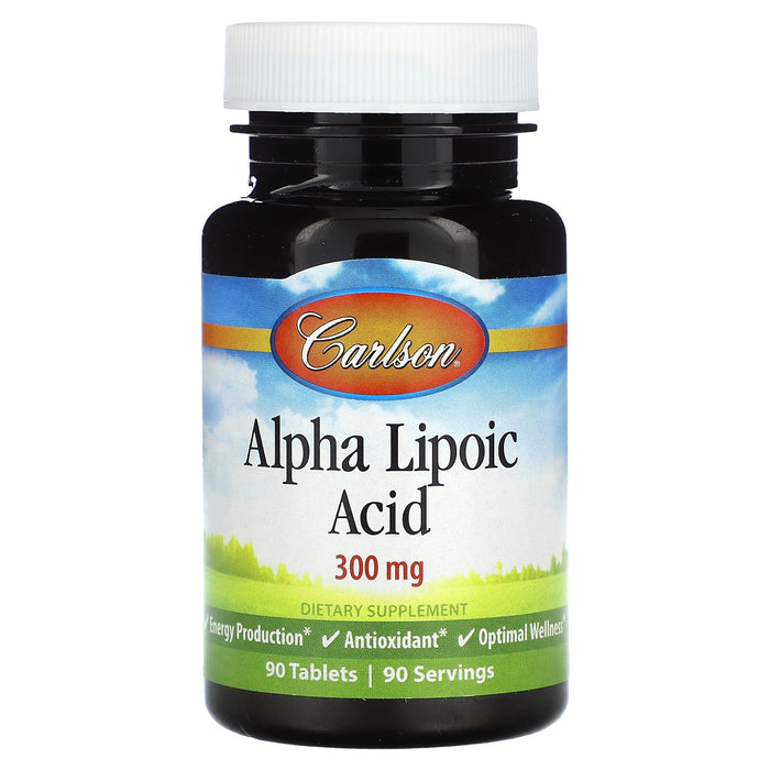Carlson, Alpha Lipoic Acid, 300 mg, 30 Tablets