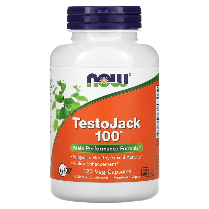NOW Foods, TestoJack 100, 60 Veg Capsules