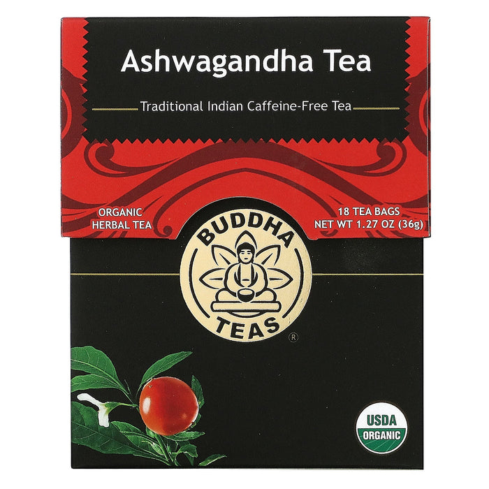 Buddha Teas, Organic Herbal Tea, Matcha Green, 18 Tea Bags, 0.95 oz (27 g)