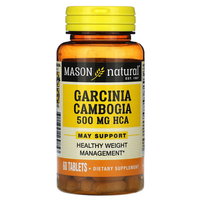 Mason Natural, Garcinia Cambogia, 500 mg, 60 Tablets