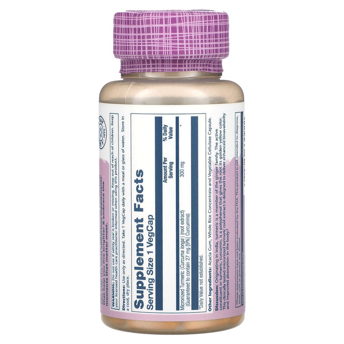 Solaray, Vital Extracts Super Bio Turmeric, 300 mg, 30 VegCaps