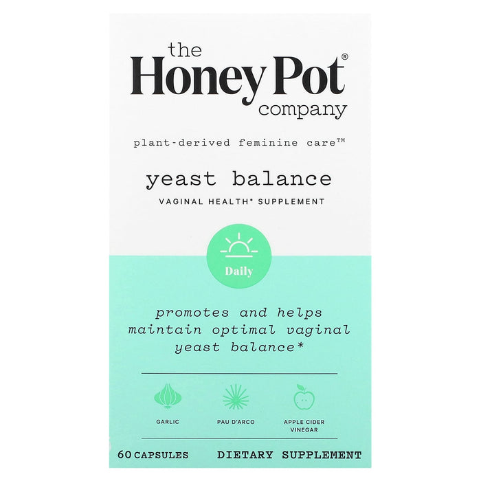 The Honey Pot Company, Yeast Balance, 60 Capsules