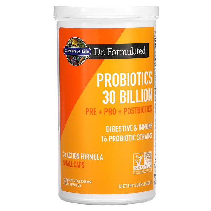 Garden of Life, Probiotics, 30 Billion, 30 Mini Vegetarian Capsules
