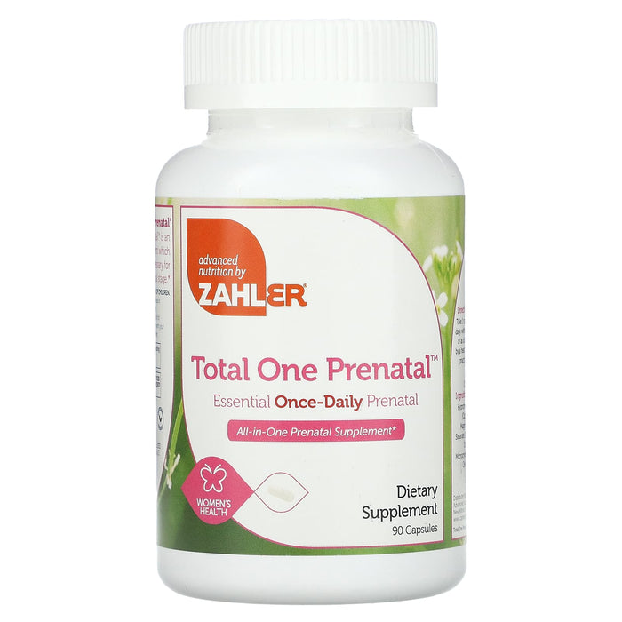 Zahler, Total One Prenatal, Essential Once-Daily Prenatal, 120 Capsules