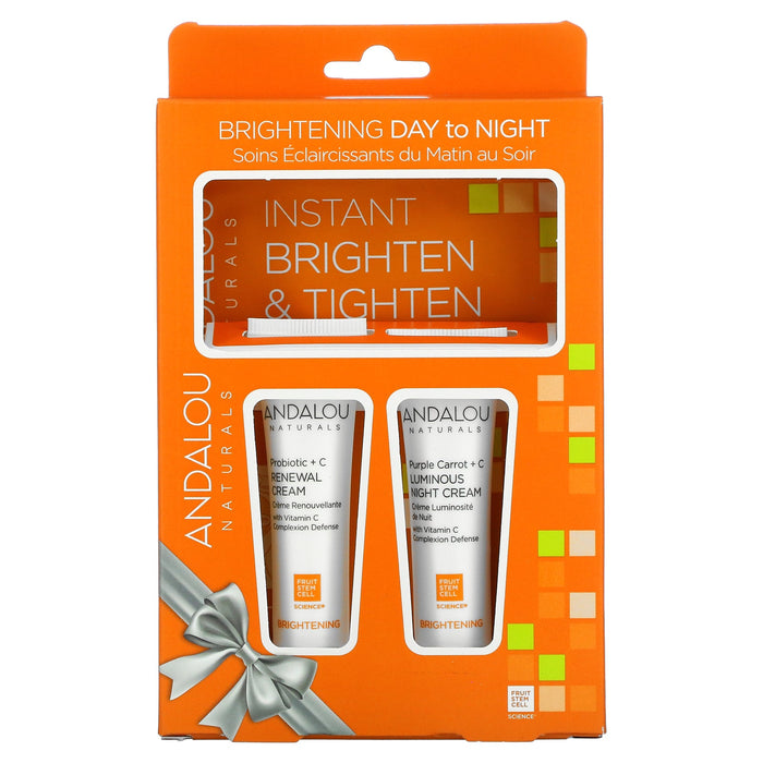 Andalou Naturals, Age Defying Day To Night, 3 Piece Kit