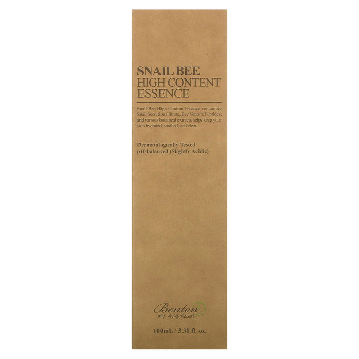Benton, Snail Bee, High Content Essence, 3.38 fl oz (100 ml)
