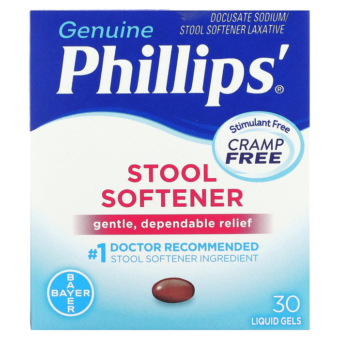 Phillips, Stool Softener, 30 Liquid Gels