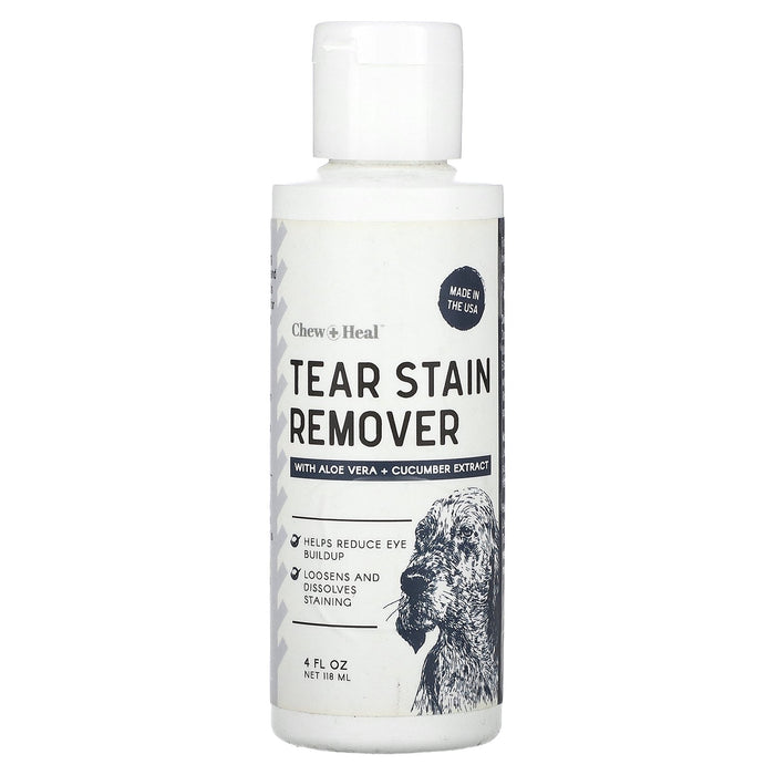 Chew + Heal, Tear Stain Remover, 4 fl oz (118 ml)