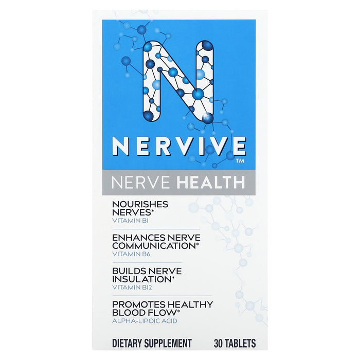 Nervive, Nerve Health, 30 Tablets