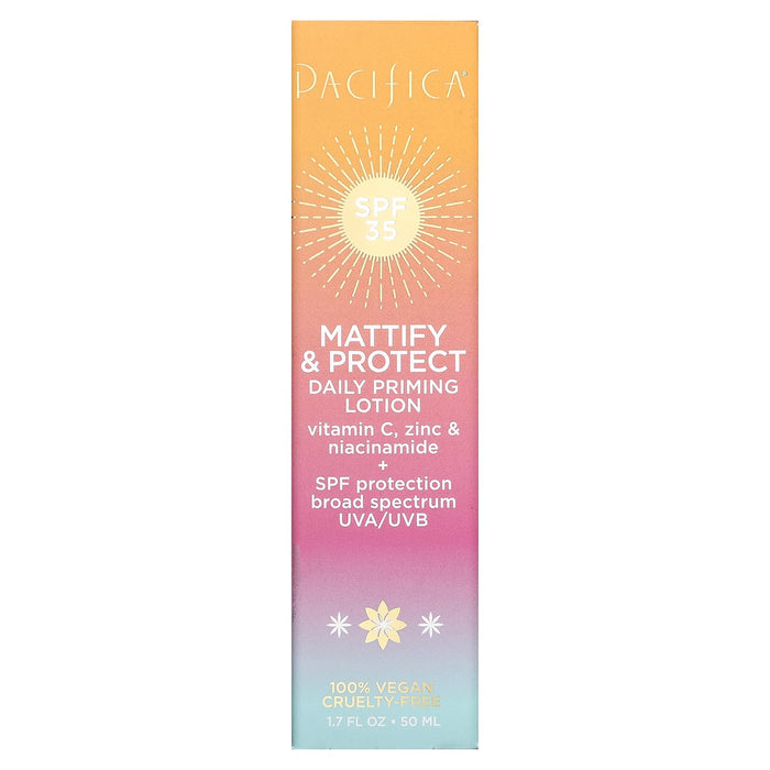 Pacifica, Mattify & Protect, Daily Priming Lotion, SPF 35, 1.7 fl oz (50 ml)