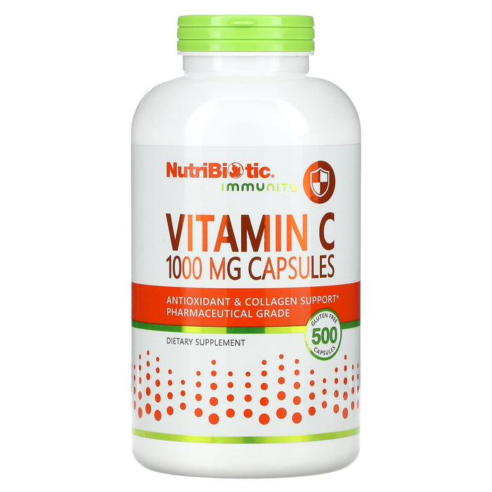 NutriBiotic, Immunity, Vitamin C, 1,000 mg, 100 Gluten Free Capsules