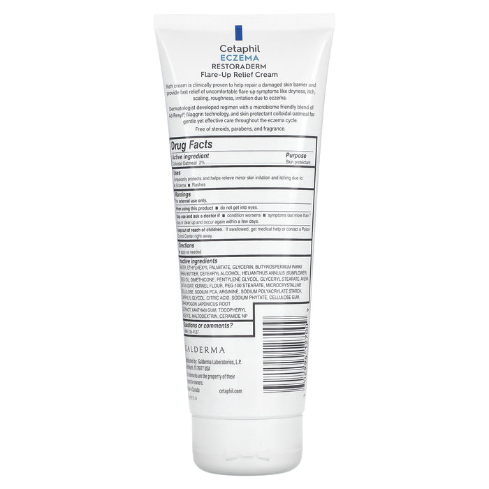 Cetaphil, Eczema, Restoraderm Flare-Up Relief Cream, 8 fl oz (266 ml)