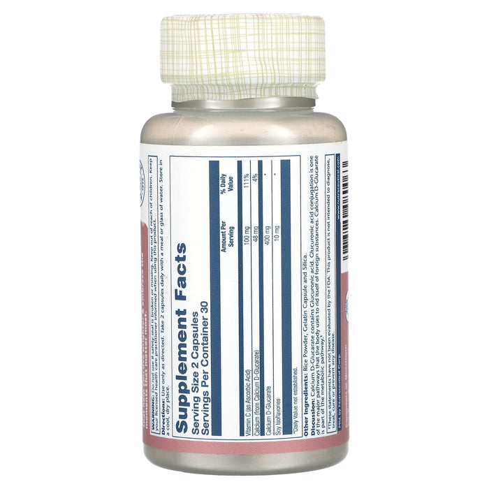 Solaray, Calcium D-Glucarate, 200 mg, 60 Capsules