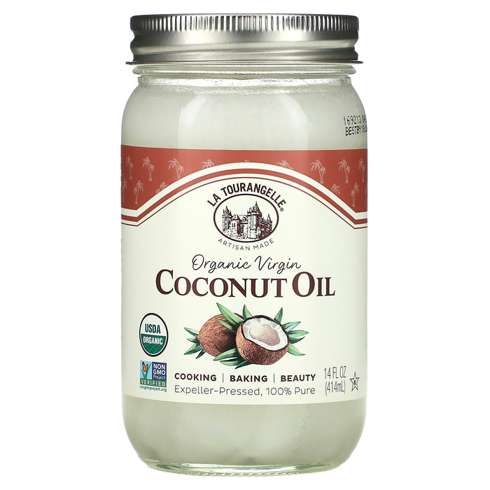 La Tourangelle, Organic Refined Coconut Oil, 14 fl oz (414 ml)