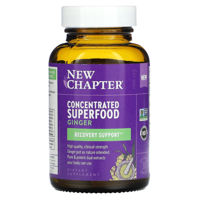 New Chapter, Concentrated Superfood Ginger, 30 Vegetarian Capsules