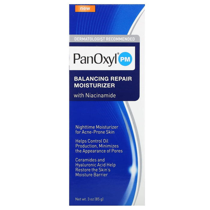 PanOxyl, PM, Balancing Repair Moisturizer with Niacinamide, 3 oz (85 g)