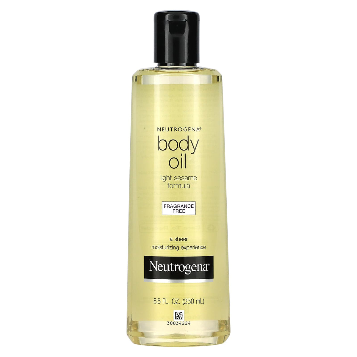 Neutrogena Body Oil Light Sesame Formula, Fragrance Free - 8.5 fl oz bottle