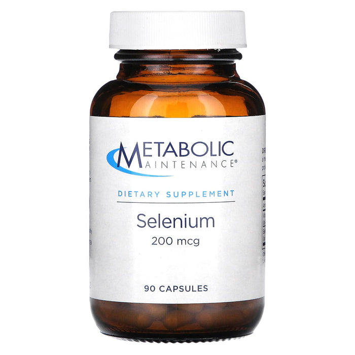 Metabolic Maintenance, Selenium, 200 mcg, 90 Capsules