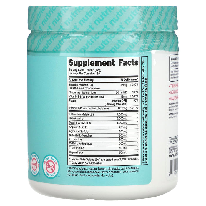 Nutricost, Women, Pre-Workout Complex With Vitamin B12 & Folate, Peach Mango, 12.7 oz (360 g)