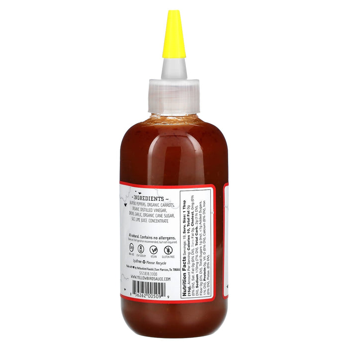 Yellowbird Sauce, Serrano Condiment, 9.8 oz (278 g)