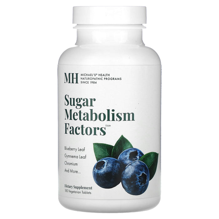 Michael's Naturopathic, Sugar Metabolism Factors, 90 Vegetarian Tablets