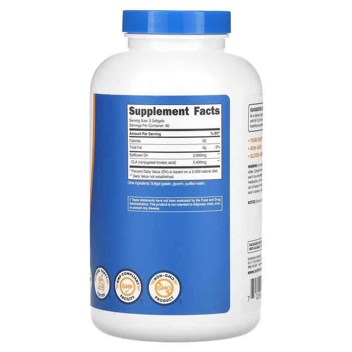 Nutricost, CLA, 800 mg, 240 Softgels