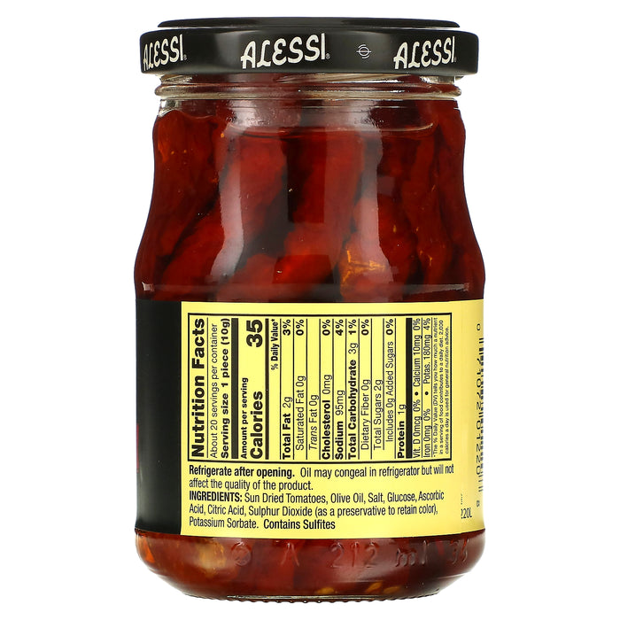 Alessi, Premium Sun Dried Tomatoes in Extra Virgin Olive Oil, 7 fl oz (205 ml)