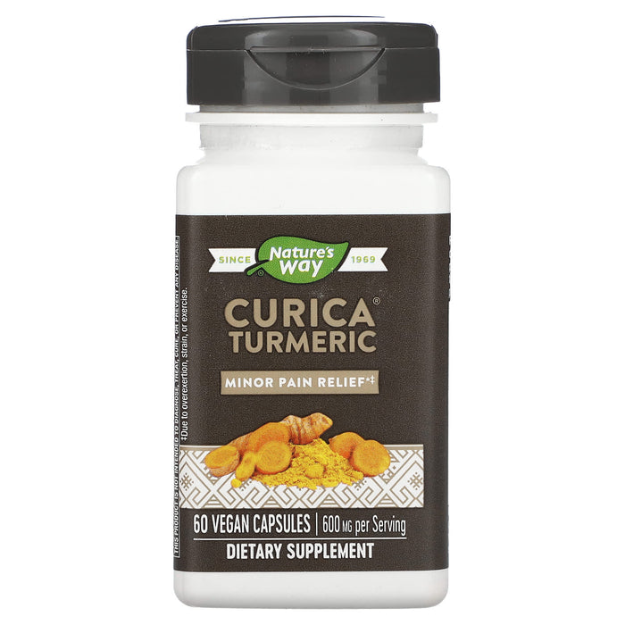 Nature's Way, Curica Turmeric, 300 mg, 60 Vegan Capsules