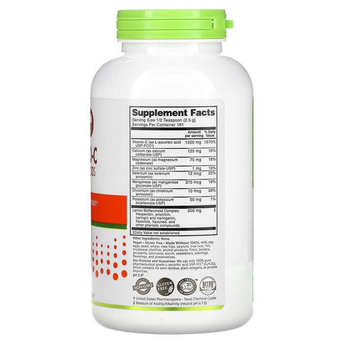 NutriBiotic, Immunity, Ascorbate Bio-C, Vitamin C with Bioflavonoids and Minerals, 2.2 lb (1 kg)