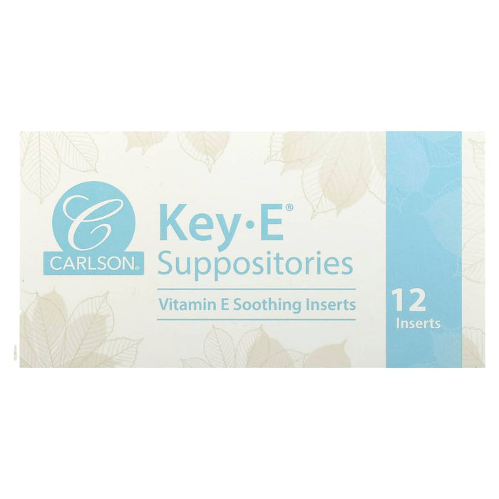 Carlson, Key-E Suppositories, 24 Inserts