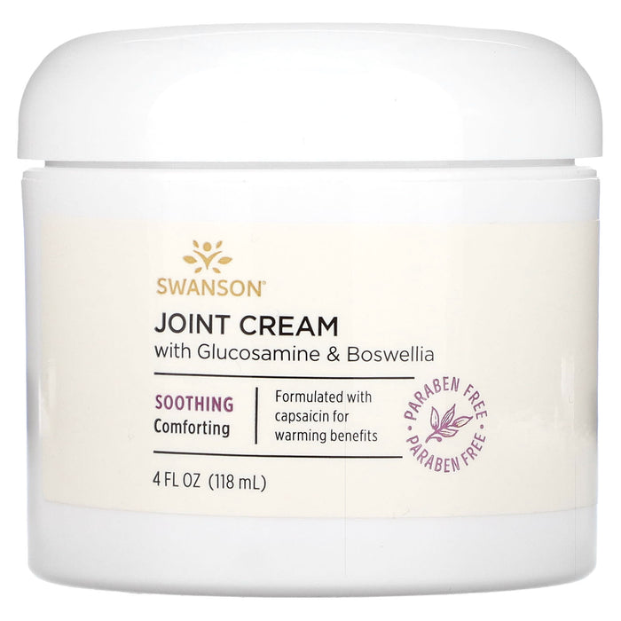 Swanson, Joint Cream with Glucosamine & Boswellia, 4 fl oz (118 ml)